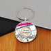 Football Team Club Stadium Map Metal Keyring