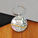 Football Team Club Stadium Map Metal Keyring