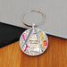 Football Team Club Stadium Map Metal Keyring
