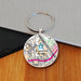 Football Team Club Stadium Map Metal Keyring