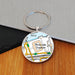 Football Team Club Stadium Map Metal Keyring