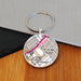 Football Team Club Stadium Map Metal Keyring