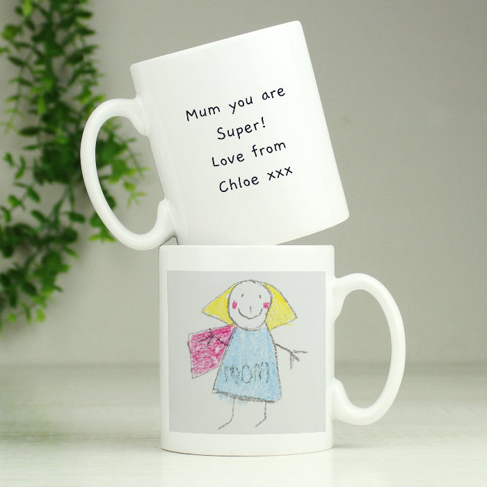 Personalised Children’s Drawing Artwork Photo Upload Mug