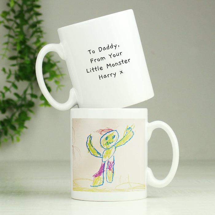 Personalised Children’s Drawing Artwork Photo Upload Mug