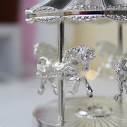 Personalised Baby Musical Carousel Christening Ornament