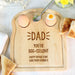 Personalised Egg-cellent Dad Egg and Toast Board