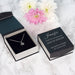 Thank You Maid Of Honour Butterfly Necklace - Personalised Gift Box