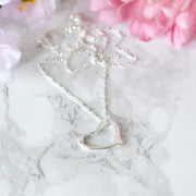 Thank You Maid Of Honour Heart Necklace - Personalised Gift Box