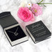 Thank You Maid Of Honour Heart Necklace - Personalised Gift Box