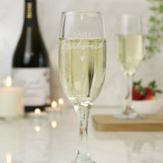 Engraved Bridesmaid Flute Glass & Gift Box