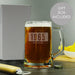 Engraved 60th Birthday Stern Tankard Pint Glass & Gift Box
