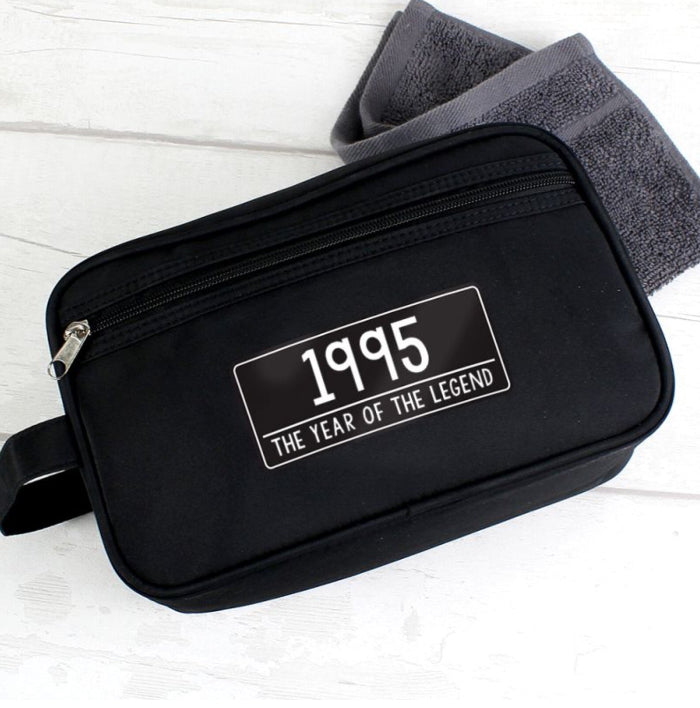 30th Birthday Year of The Legend Wash Bag
