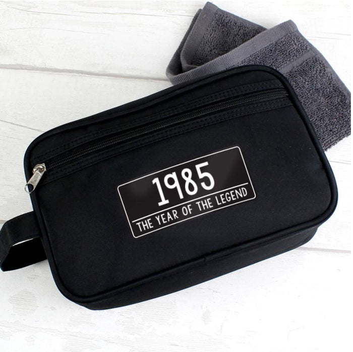 40th Birthday Year of The Legend Wash Bag