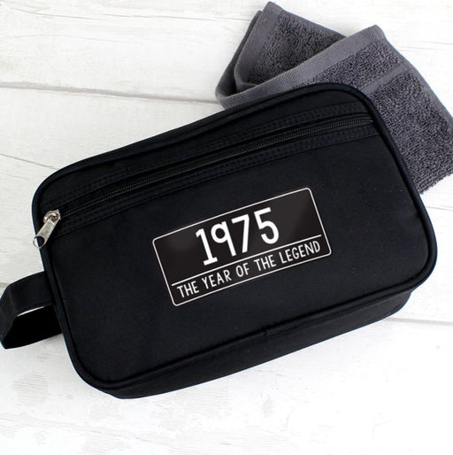 50th Birthday Year of The Legend Wash Bag