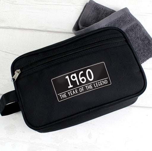 65th Birthday Year of The Legend Wash Bag