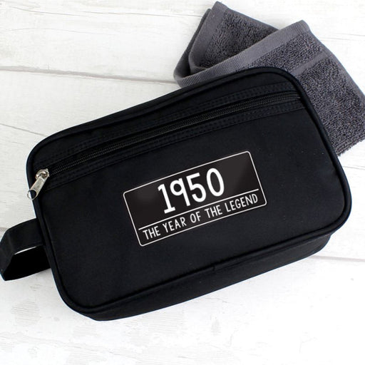 75th Birthday Year of The Legend Wash Bag