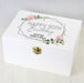 Personalised 90th Birthday Rose Keepsake Wooden Box