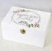 Personalised 80th Birthday Rose Keepsake Wooden Box