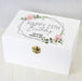 Personalised 75th Birthday Rose Keepsake Wooden Box