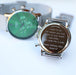 Engraved Men's Architect Motivator Quartz Watch - Envy Green With Silver Mesh Strap