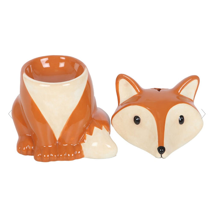 Woodland Decor Fox Shaped Oil Burner & Wax Melt Warmer