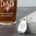 Engraved Super Dad Pint Glass & Bottle Opener Gift Set