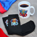 Personalised Super Dad Mug & Socks Gift Set