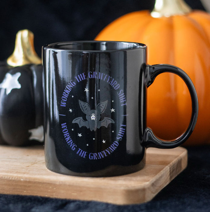 Working The Graveyard Shift Bat Mug
