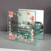 Personalised Floral 40th Birthday Mirrored Glass Tea Light Holder