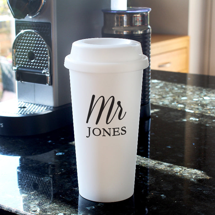 Personalised Teacher Name Travel Mug