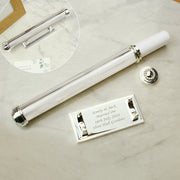 Personalised Silver Plated Wedding Certificate Holder