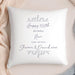 Personalised 100th Birthday Floral Cushion - Any Text