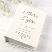Personalised Floral 18th Birthday Photo Album with Sleeves - 6x4