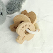 Personalised Wooden Baby Keys