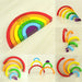 Personalised Kids Wooden Rainbow Stacker