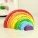 Personalised Kids Wooden Rainbow Stacker