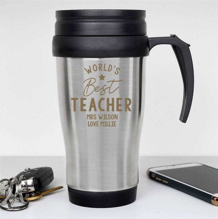 Personalised World’s Best Teacher Travel Mug