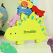 Personalised Name Only Wooden Dinosaur Stacker Toy