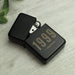 Personalised Birth Year Black Lighter