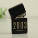 Personalised Birth Year Black Lighter