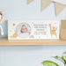 Personalised Safari Animals New Baby Photo Wooden Ornament