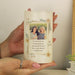 Personalised Wild Flowers Friends Photo Upload LED Candle