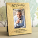 Engraved 50th Birthday Photo Frame