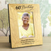 Engraved 60th Birthday Photo Frame