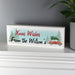 Personalised Driving Home For Christmas Wooden Mantel Sign