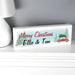 Personalised Driving Home For Christmas Wooden Mantel Sign