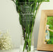 Engraved 2nd Anniversary Hand Cut Crystal Heart Vase