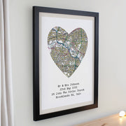Personalised Wedding or Anniversary Print & Frame
