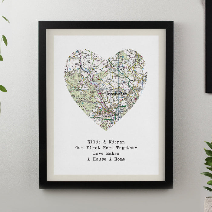 Personalised Wedding or Anniversary Print & Frame