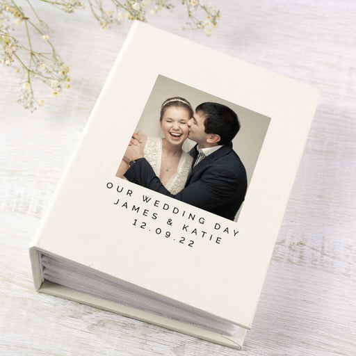 Personalised Wedding Photo Album With Sleeves